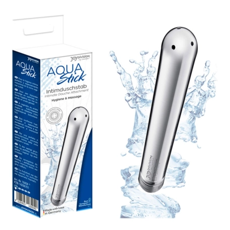Canule de douche Aquastick avec flexible (silver) - Joydivision