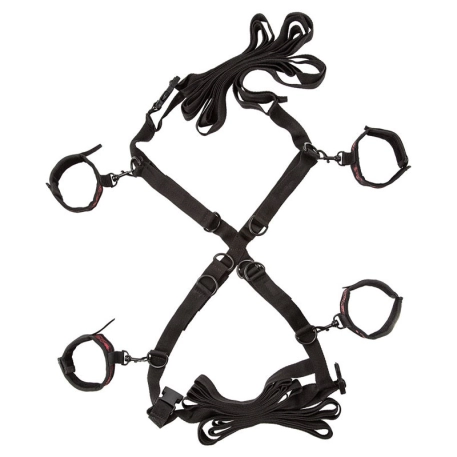 Kit de bondage Scandal Over The Bed Cross - Calexotics