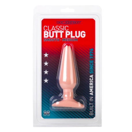 Petit Plug anal en silicone Classic (Medium) - Doc Johnson