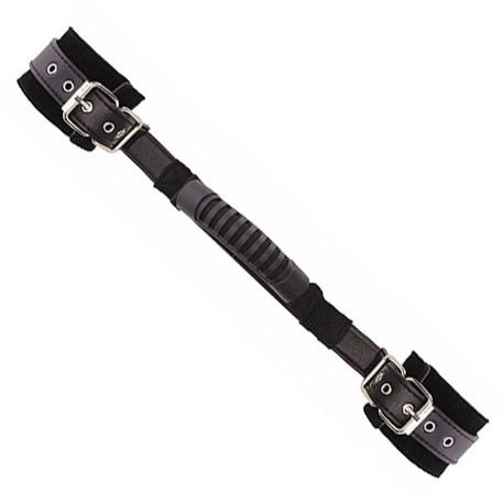 Adjustable SM handcuffs with handle - Ouch!