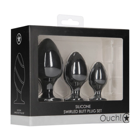 Swirled Butt Plug Set - Ouch!