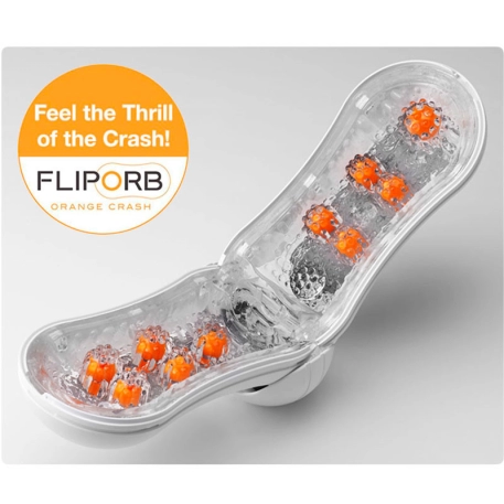 Masturbator Tenga Flip Orb Orange Crash