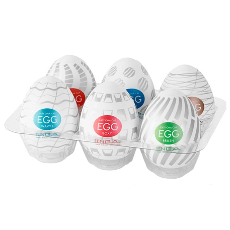 Egg Tenga assortiment III (pack of 6).
