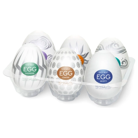 Egg Tenga assortiment II (pack of 6).