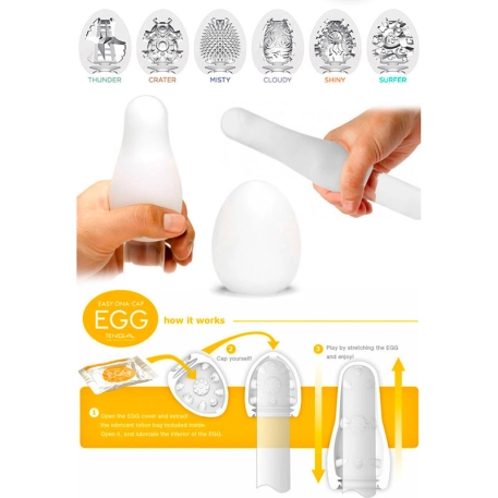 Egg Tenga assortiment II (pack of 6).