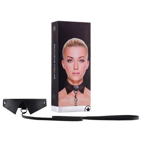Collier Col BDSM et laisse - Ouch!