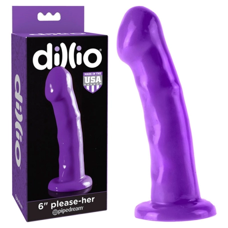 Dildo with suction cup Please Her 16cm (Flesh) - Pipedream
