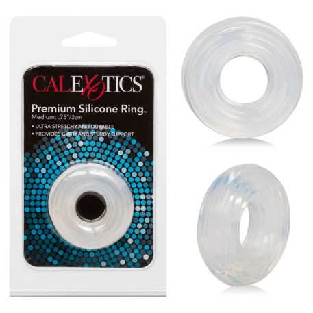 Cockring extensible en silicone Premium Ring (Moyen) - CalExotics