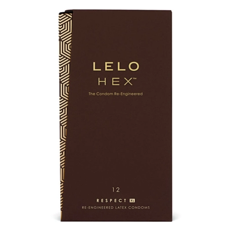 LELO HEX Respect XL condoms 12pc
