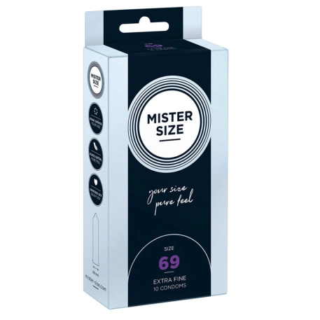 Mister Size Custom Fit Condoms 69mm - 10pc.