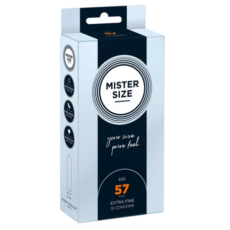 Mister Size Custom Fit Condoms 57mm - 10pc.