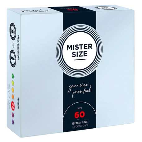 Mister Size Custom Fit Condoms 60mm - 36pc.