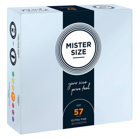 Mister Size Custom Fit Condoms 57mm - 36pc.