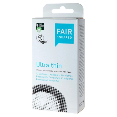 Fair Squared Ultra thin condoms - 10pc.