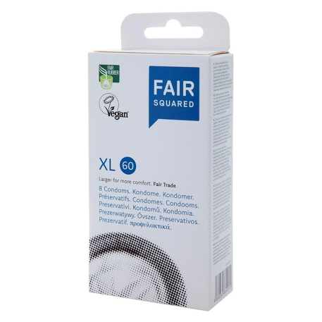 Fair Squared Vegan XL 60condoms - 8pc.
