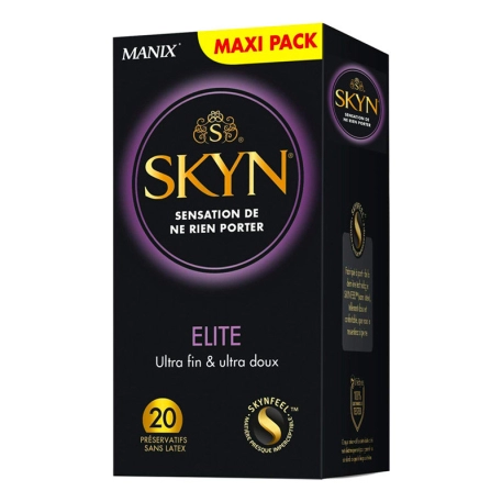 Manix Skyn Elite sans latex - 20 préservatifs