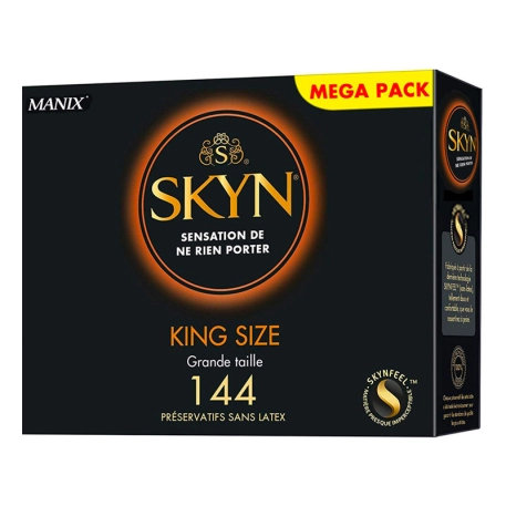 Manix Skyn King Size sin latex - 144 preservativi