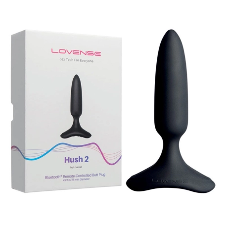 Hush 2 Lovense - Plug anale vibrante connesso (Small)