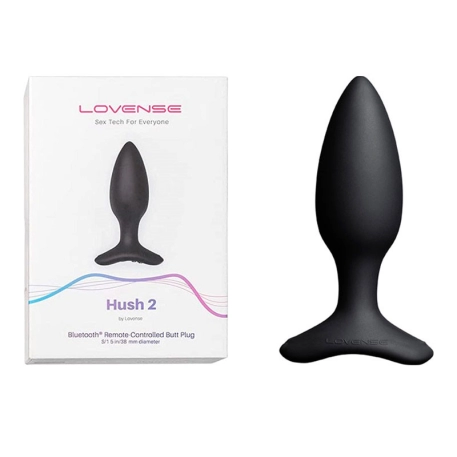 Hush 2 Lovense - Plug anale vibrante connesso (Medium)