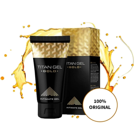 Pene allargamento gel - Titan Gel Gold Original - 50 ml