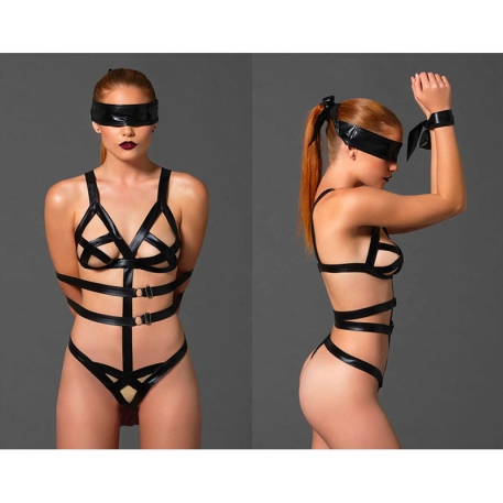 Body Sexy Bondage KINK (nero) – Leg Avenue