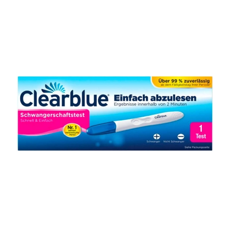 Rapid pregnancy test - Clearblue