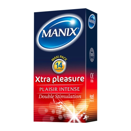 Préservatifs Manix Xtra Pleasure 14pc