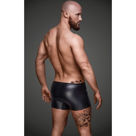 Sexy boxer H006 (Black) - Noir Handmade