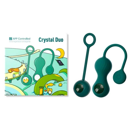 Vernetzte Liebeskugeln Crystal Duo - Magic Motion