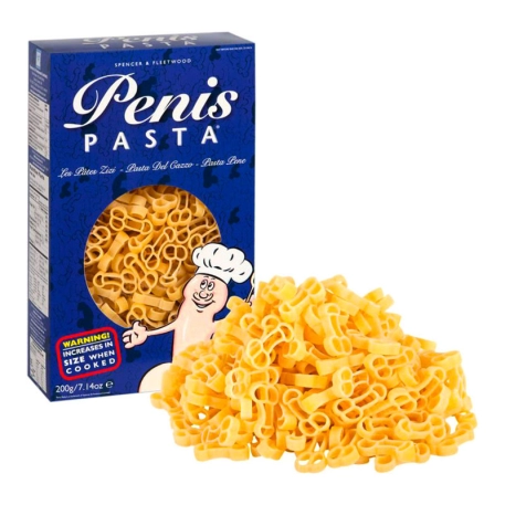 Pâtes en forme de pénis - Zizi Pasta