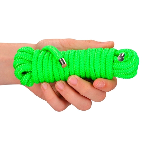 Corde japonaise de bondage phosphorescente 5m - Ouch