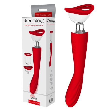 Pompa vaginale vibrante Georgia - DreamToys