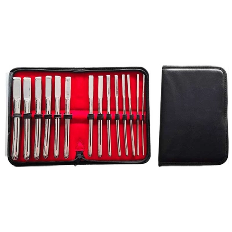 Hegar Urethral Sounds - Complete kit with 14 dilators