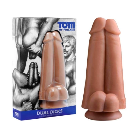 Godemichet double pénétration Dual Dicks - Tom of Finland