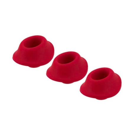 Embouts de rechange en silicone pour Womanizer - Rouge