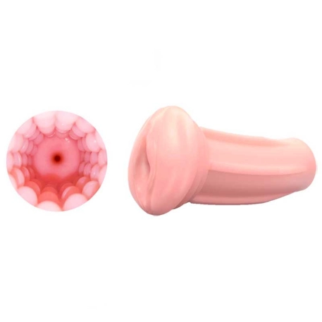 Vaginal sheath for interactive masturbator connected Lovense Max 2