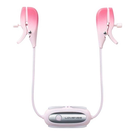 Vibrating and connected breast clamps - Lovense Gemini