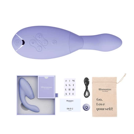 Womanizer Duo 2 (Lila) - Clitoral & G Spot Vibrator