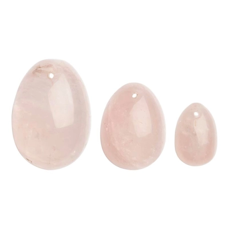 Yoni eggs in stone (Rose Quartz) - La Gemmes