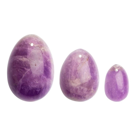 Yoni eggs in stone (Amethyst) - La Gemmes