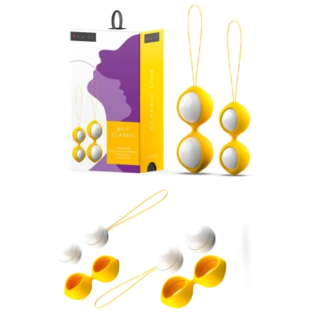 Bfit Classic Geisha-Kugeln 4 Stück (Gelb) - B Swish