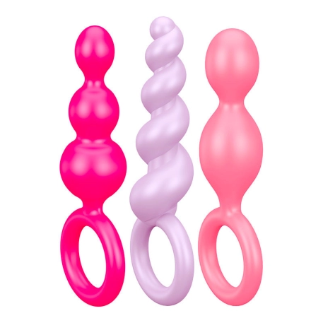Palline anali di silicone 3x - Satisfyer Booty Call