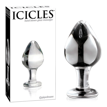 Plug anal en verre - Icicles N° 25