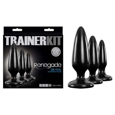 Plug anale Renegade Kit (TPE) - NS Novelties
