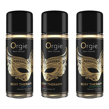 Orgie Sexy Therapy - 3x 30 ml - Massage Oil Set