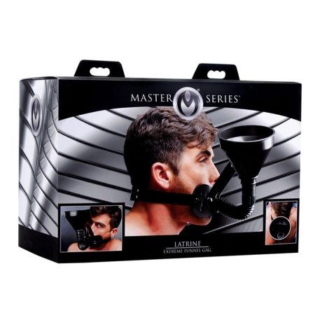 Bâillon entonnoir Latrine Extreme Funnel Gag - Master Serie