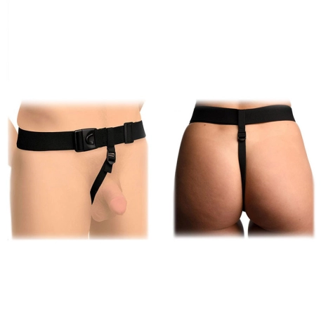 Vibrating anal plug with harness Bum-Tastic - Master Series