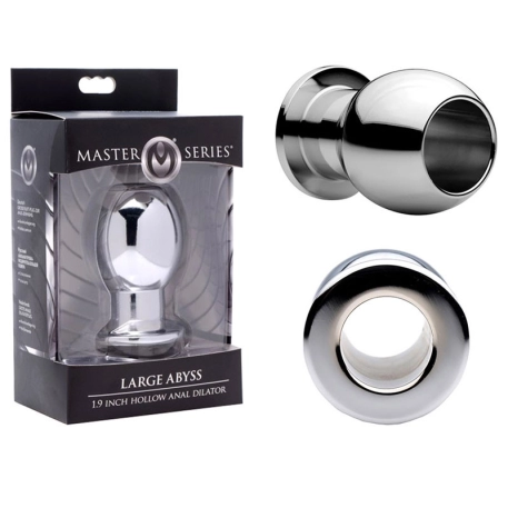 Plug anal creux Abyss (Large) - Master Serie