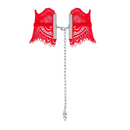Collier Chocker Bergamore (Rouge) - Obsessive