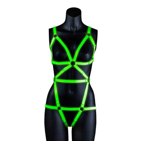 Harnais BDSM phosphorescent - Ouch!